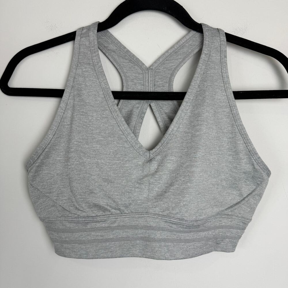 Sweaty Betty Women's Gaia Yoga Bra Grey Size Medium